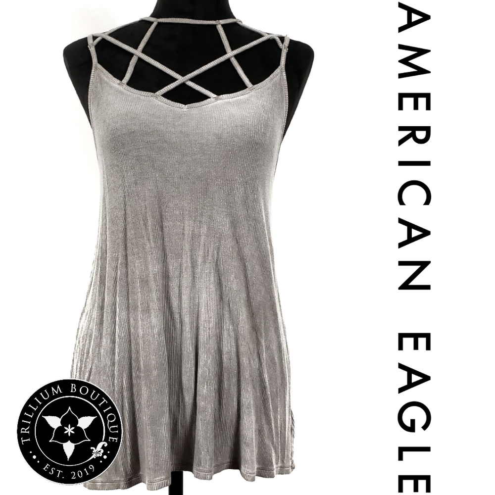 American Eagle Soft & Sexy Strappy Tank Top - Picture 1 of 7